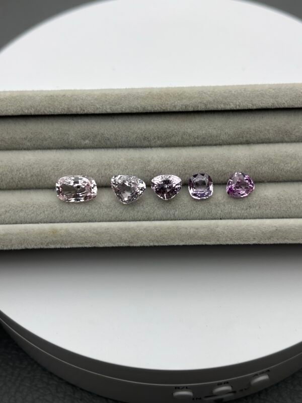 8.40ct Natural Pink Sapphire Lot (H) 5Pcs