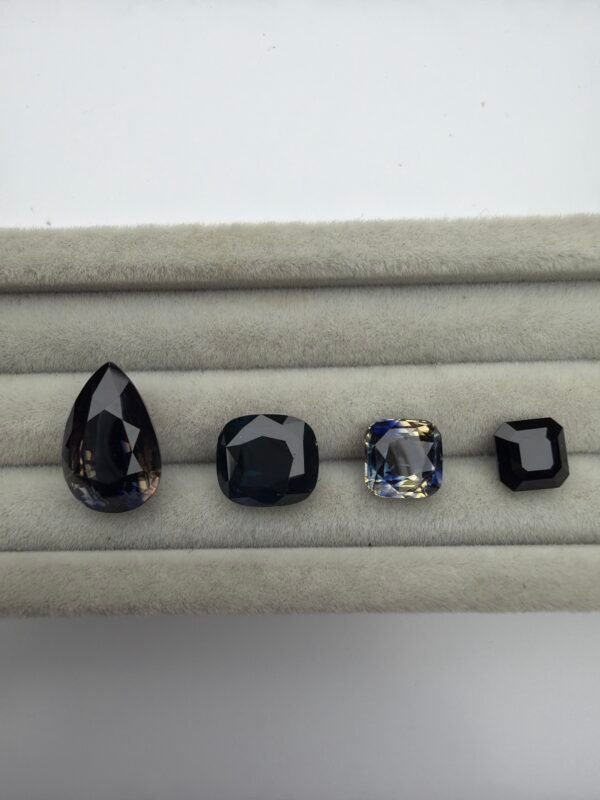 14.80ct Natural Blue Sapphire (H) 4pcs